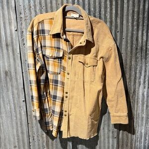 Oli & Hali Tan Corduroy Shirt